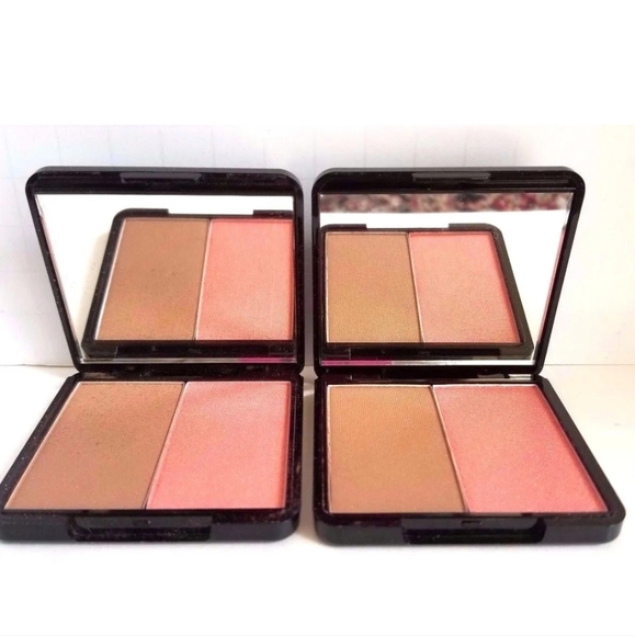 2pk Your Best Friend YBF Golden Gleam Bronzer & Baby Pink Blush 0.39 oz UNBOX - Picture 2 of 4